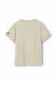 Desigual tricou de bumbac pentru copii x Mickey 24SBTK11 alb SS24