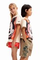 Desigual gyerek pamut póló x Mickey 24SBTK11 fehér