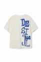 Desigual t-shirt in cotone per bambini bianco