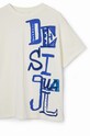 Desigual t-shirt bawełniany dziecięcy biały 24SBTK07
