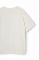 Desigual t-shirt bawełniany dziecięcy 24SBTK07 biały