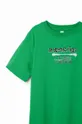 зелёный Детская хлопковая футболка Desigual