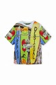 Desigual t-shirt bawełniany dziecięcy Alexis 24SBTK04 multicolor SS24