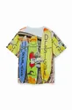 Παιδικό βαμβακερό μπλουζάκι Desigual Alexis 100% Βαμβάκι