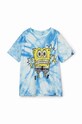 Dječja pamučna majica kratkih rukava Desigual Planet friendly plava 24SBTK03