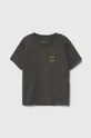 γκρί Παιδικό βαμβακερό μπλουζάκι Abercrombie & Fitch Για αγόρια