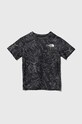The North Face t-shirt dziecięcy NEVER STOP TEE pozostałe szary NF0A86TXSXI