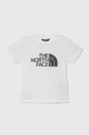 biały The North Face t-shirt dziecięcy EASY TEE Chłopięcy