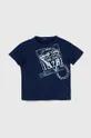 темно-синій Бавовняна футболка для немовлят Guess Для хлопчиків