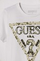 Chłopiec Guess t-shirt bawełniany dziecięcy L4GI03.K8HM4.PPYH biały
