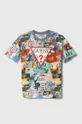 мультиколор Детская хлопковая футболка Guess Для мальчиков
