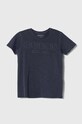 Guess t-shirt bawełniany dziecięcy aplikacja fioletowy L4GI09.K6XN4.PPYH