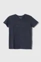 vijolična Otroška bombažna kratka majica Guess Fantovski