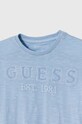 Chłopiec Guess t-shirt bawełniany dziecięcy L4GI09.K6XN4.PPYH niebieski