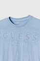 Chłopiec Guess t-shirt bawełniany dziecięcy L4GI09.K6XN4.PPYH niebieski