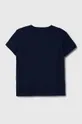 Dječja pamučna majica kratkih rukava Guess mornarsko plava