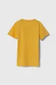 Otroška bombažna kratka majica Guess rumena
