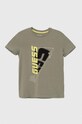 Guess t-shirt dziecięcy z elastanem zielony L4GI32.J1314.PPYH