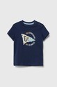 Guess t-shirt bawełniany dziecięcy nadruk granatowy N4GI01.K8HM4.PPYH