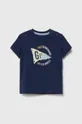 темно-синій Дитяча бавовняна футболка Guess Для хлопчиків