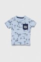 Guess tricou de bumbac pentru copii cu modele albastru N4GI03.K6XN1.PPYH