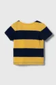 Guess t-shirt in cotone per bambini giallo