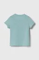 Детская хлопковая футболка Guess голубой
