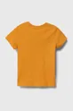 Dječja pamučna majica kratkih rukava Guess narančasta