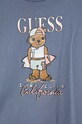 Chłopiec Guess t-shirt bawełniany dziecięcy N4GI20.K8HM4.PPYH niebieski
