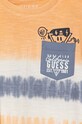 Chłopiec Guess t-shirt bawełniany dziecięcy N4GI21.K6XN1.PPYH pomarańczowy