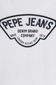Chlapec Detské bavlnené tričko Pepe Jeans REGEN PB503848 biela