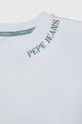 Dječja pamučna majica kratkih rukava Pepe Jeans RAITH bijela