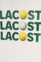 Detské bavlnené tričko Lacoste Základná látka: 100 % Bavlna Elastická manžeta: 96 % Bavlna, 4 % Elastan