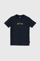 Quiksilver tricou din bumbac ISLAND SUNRISE print bleumarin AQBZT04374