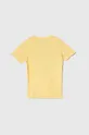 Παιδικό βαμβακερό μπλουζάκι Quiksilver TROPICALRAINYTH κίτρινο