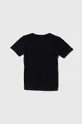 Παιδικό βαμβακερό μπλουζάκι Quiksilver TROPICALRAINYTH μαύρο