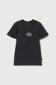 Детская хлопковая футболка Quiksilver CHROME LOGO хлопок чёрный AQBZT04375