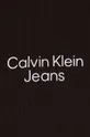 μαύρο Παιδικό βαμβακερό μπλουζάκι Calvin Klein Jeans
