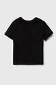 Παιδικό βαμβακερό μπλουζάκι Calvin Klein Jeans IB0IB02037.104.116.PPYH μαύρο SS24