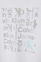 Αγορίστικα Παιδικό βαμβακερό μπλουζάκι Calvin Klein Jeans IB0IB02106.PPYH λευκό