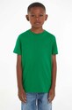 Tommy Hilfiger t-shirt bawełniany dziecięcy nadruk zielony KB0KB06879.74.122.PPYH