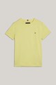 Дитяча бавовняна футболка Tommy Hilfiger KB0KB06879.128.176.PPYH жовтий SS24