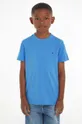 блакитний Дитяча бавовняна футболка Tommy Hilfiger Для хлопчиків