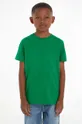 зелений Дитяча бавовняна футболка Tommy Hilfiger Для хлопчиків