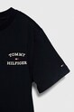 Αγορίστικα Παιδικό βαμβακερό μπλουζάκι Tommy Hilfiger KB0KB08807.128.176.PPYH σκούρο μπλε