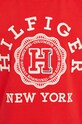 Tommy Hilfiger t-shirt bawełniany dziecięcy czerwony KB0KB08809.98.122.PPYH