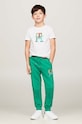 Tommy Hilfiger t-shirt bawełniany dziecięcy biały KB0KB08813.128.176.PPYH