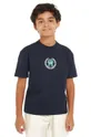 чёрный Детская хлопковая футболка Tommy Hilfiger Для мальчиков