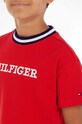 Tommy Hilfiger t-shirt dziecięcy KB0KB08987.128.176.PPYH czerwony