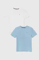 тёмно-синий Детская хлопковая футболка Tommy Hilfiger 2 шт Для мальчиков